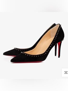 Arno Conte Edgy Black Suede Heels - New, size 38